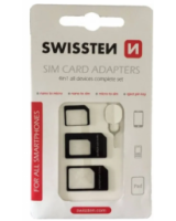  SIM Kartes Adapteru Komlekts Swissten SIM Card Adapters 