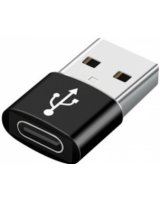  Adapteris Gembird USB AM to Type-C Female Black 