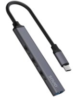  Adapteris Savio USB-C – 3 × USB-A 2.0, 1 × USB-A 3.1 GEN 1 HUB AK-71 