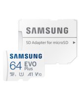  Atmiņas karte Samsung EVO Plus 64GB MicroSDXC 