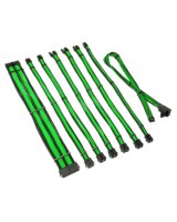  PSU kabeļu pagarinātāji Kolink Core Pro Braided Cable Extension Kit 12V-2x6 Type 2 - Venom Green 