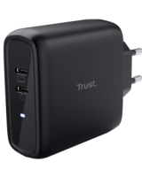  Lādētājs Trust Maxo 65W 2x USB-C Black 