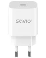  Lādētājs Savio Quick Charger 20W White 