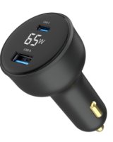  Auto lādētājs Gembird 2-port USB Car Fast Charger 65W Black 