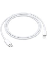  Kabelis Apple USB Type-C Male - Lightning Male 1m White 