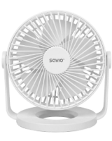  Ventilators Savio USB Desk Fan AD-01 WHITE 