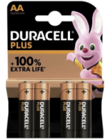  Baterijas Duracell AA 1.5V Alkaline 4 pack 