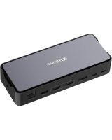  USB centrmezgls Verbatim USB-C Pro Docking Station 15 in 1 with 256 GB SSD 