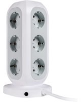  Strāvas pagarinātājs Verbatim 2m EU Socket Tower 15 in 1 