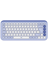  Klaviatūra Logitech POP ICON KEYS OFF White Lilac US 