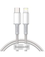  Kabelis Baseus Density USB-C - Lightning 1m Balts 