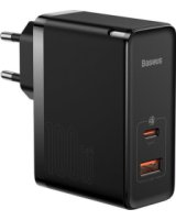  Lādētājs Baseus GaN5 Pro 1x USB-A 1x USB-C Black 