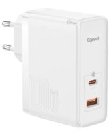  Lādētājs Baseus GaN5 Pro 1x USB-A 1x USB-C White 