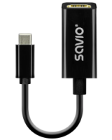  Adapteris Savio USB Type-C Male - HDMI Female 4K 