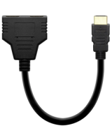  Adapteris Savio HDMI Splitter Male - 2 x HDMI Female 