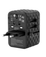  Lādētājs Verbatim Universal Travel Adapter 65W GaN III 