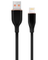  Kabelis Gembird Premium silicon USB-A Male - 8-pin Male 1.5m Black 
