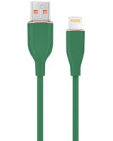 Kabelis Gembird Premium silicon USB-A Male - 8-pin Male 1.5m Green 
