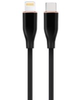 Kabelis Gembird Premium silicon 8-pin Male - USB Type-C Male 1.5m Black 
