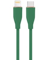  Kabelis Gembird Premium silicon 8-pin Male - USB Type-C Male 1.5m Green 