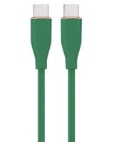  Kabelis Gembird Premium silicon USB Type-C Male - USB Type-C Male 1.5m Green 