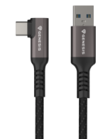 VR Kabelis Genesis USB Male - Type C Male 3m Black 