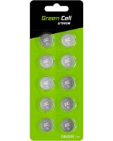  Baterijas Green Cell Blister 10x Lithium CR2032 