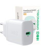  Lādētājs Greencell PowerSource Solo30 30W White 