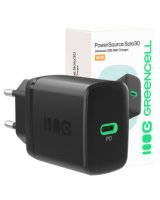  Lādētājs Greencell PowerSource Solo30 30W Black 