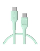  Kabelis Green Cell PowerFlex Fast Charging USB Type-C Male - USB Type-C Male 100W Mint Green 2m 