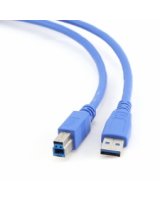  Kabelis Gembird USB Male - USB Male B 3.0 1.8m Blue 