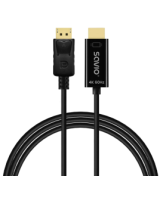  Kabelis SAVIO Display Port - HDMI 4K 60Hz 1,5m 
