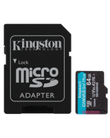  Atmiņas karte Kingston microSD Canvas Go Plus Gen4 64GB 