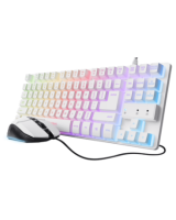  Perifērijas komplekts Trust GXT 798W Gaming Bundle White 
