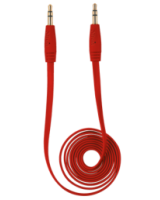  Audio kabelis Trust Flat 1m Red 3.5mm - 3.5mm 