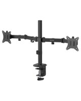  Monitora stiprinājums Savio 17'' - 32'' Dual monitor desk mount 