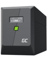  Nepārtrauktas barošanas bloks Green Cell PowerProof LCD UPS 2000VA 1400W USB 2x Schuko + 3x IEC 