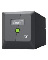  Nepārtrauktas barošanas bloks Green Cell PowerProof LCD UPS 1000VA 700W USB 2x Schuko + 2x IEC 