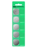 Baterijas Green Cell Blister 5x Lithium Battery CR2450 