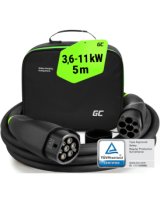  Elektroauto uzlādes kabelis Green Cell Snap Type 2 11kW 5m Type 2 - Type 2 