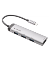  USB dokstacija Verbatim HUB 4-PORT USB-C Multiport 