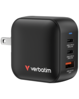  Lādētājs Verbatim Universal Mini GaN Wall Charger 70W UK + EU 