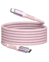  Kabelis Verbatim Sync & Charge Magnetic Type-C 100W 120cm Pink 