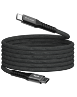  Kabelis Verbatim Sync & Charge Magnetic Type-C 60W 120cm Black 