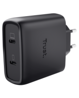  Lādētājs Trust Maxo 65W Black USB-C + 2m USB-C Cable 