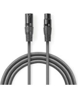  Kabelis Nedis XLR M - XLR F 1m 