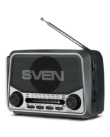  Skaļrunis Sven SRP-150 FM,AM,SW Radio Bluetooth Grey 