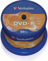  Matricas DVD-R AZO Verbatim 4.7GB 16x 50 Pack Spindle 