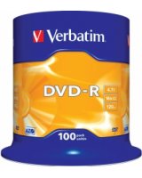  Matricas DVD-R AZO Verbatim 4.7GB 16x 100 Pack Spindle 