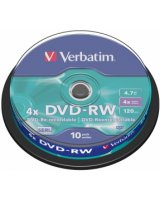  Matricas DVD-RW SERL Verbatim 4.7GB 4x 10 Pack Spindle 